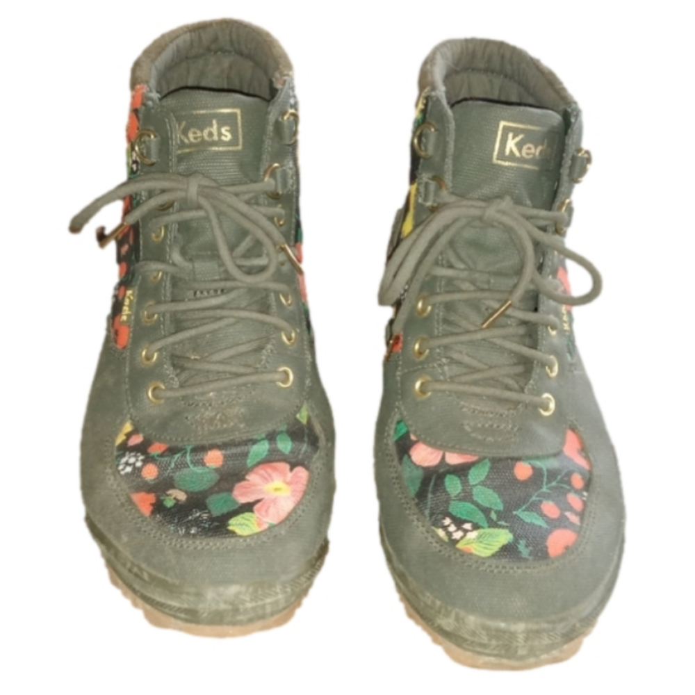 Keds Women's Sz 8 Adorable Floral Pattern Boots! - Picture 3 of 7